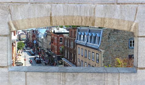 Quebec City Fortification Wall: The Historic Ramparts of Quebec City.